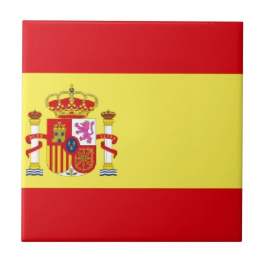 Carreau Drapeau Espagne (Devant)