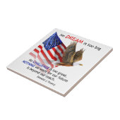 Carreau Drapeau et citation d'atout d'Eagle Donald J (Côté)