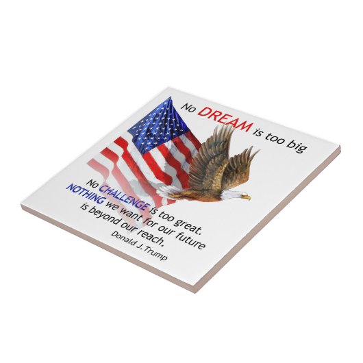 Carreau Drapeau et citation d'atout d'Eagle Donald J (Côté)