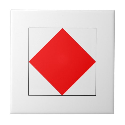 Carreau Drapeau F d'ICS (Devant)