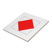 Carreau Drapeau F d'ICS (Côté)