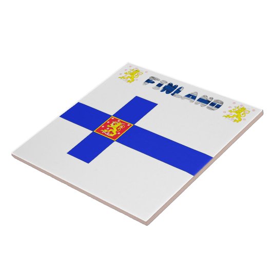 Carreau Drapeau finlandais (Côté)