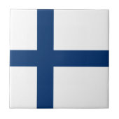 Carreau Drapeau Finlande (Devant)