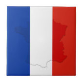 Carreau drapeau français (Devant)