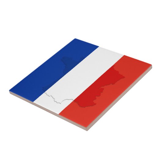 Carreau drapeau français (Côté)