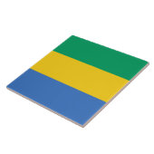 Carreau Drapeau gabonais (Gabon) (Côté)