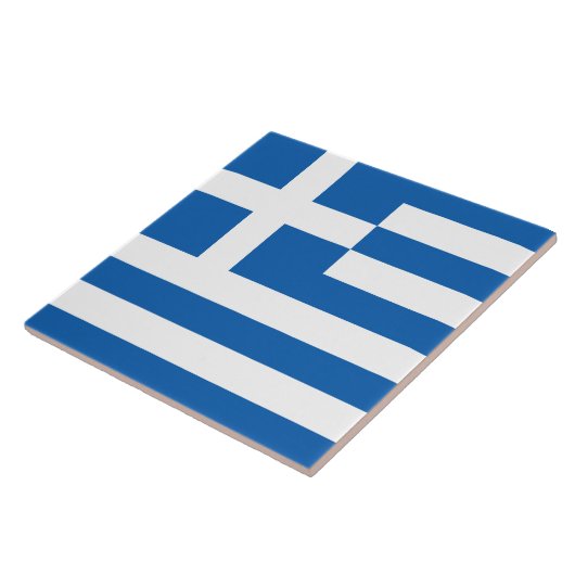 Carreau Drapeau grec (Grèce) (Côté)