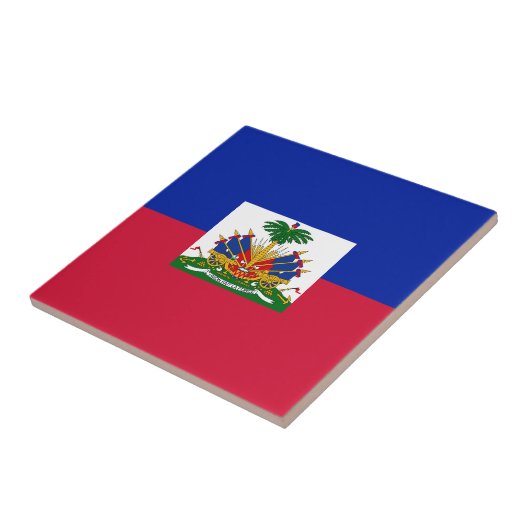 Carreau Drapeau Haïti (Côté)