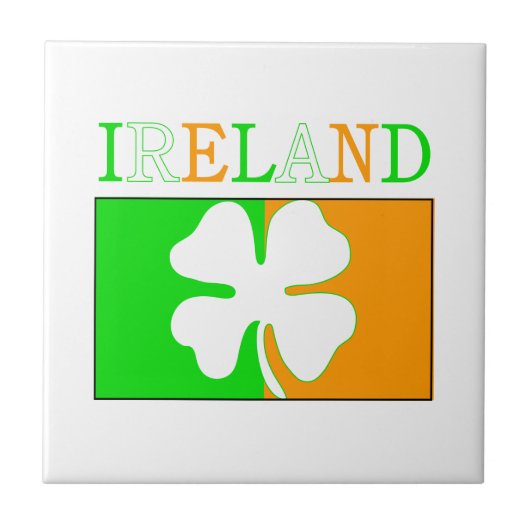 Carreau Drapeau irlandais (Devant)