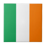 Carreau Drapeau irlandais<br><div class="desc">Le drapeau irlandais est un triband vertical. Les couleurs utilisées dans le drapeau sont le vert,  le blanc,  l'orange. La proportion du drapeau irlandais est de 1:2. Le drapeau irlandais a été adopté en 1919.</div>