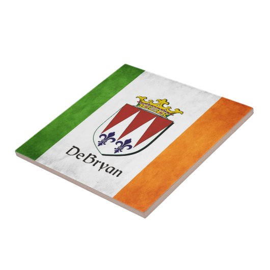 Carreau Drapeau irlandais DeBryan (Côté)