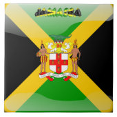 Carreau Drapeau jamaïcain (Devant)