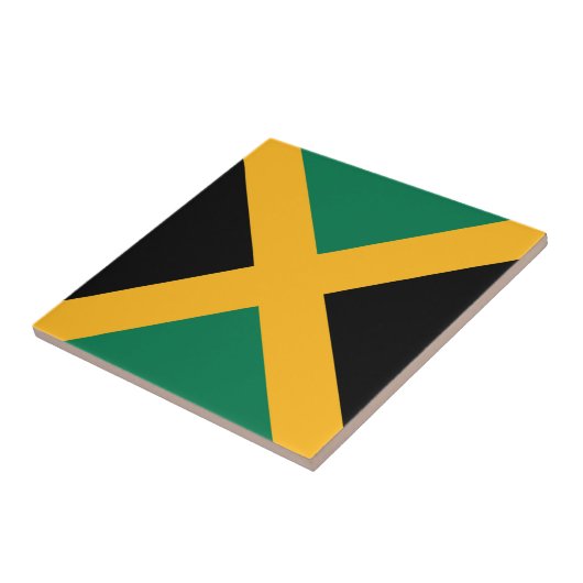 Carreau Drapeau Jamaïque (Côté)