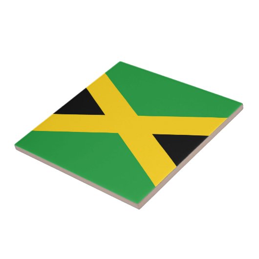 Carreau Drapeau Jamaïque  (Côté)