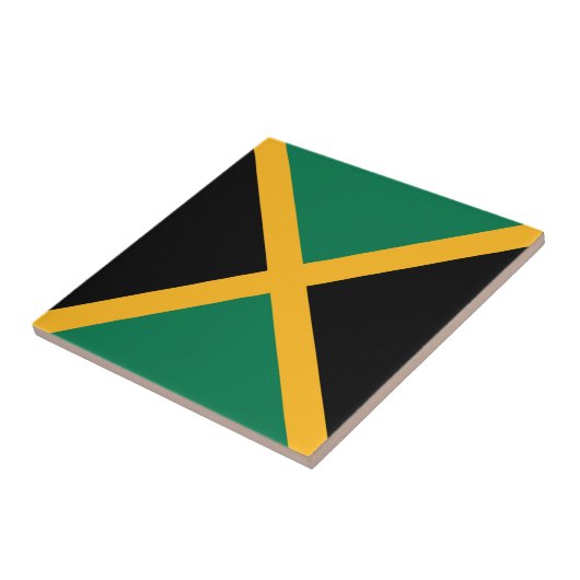 Carreau Drapeau Jamaïque (Côté)