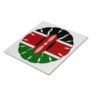 Carreau Drapeau Jambo Kenyan