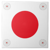 Carreau Drapeau japonais (Devant)