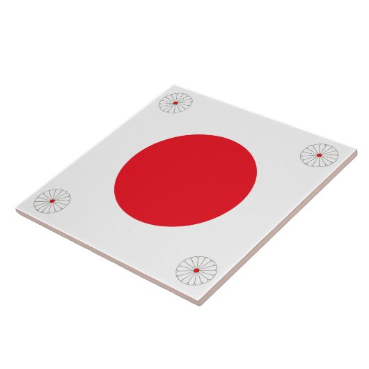 Carreau Drapeau japonais (Côté)