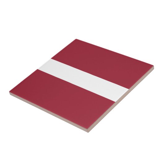 Carreau Drapeau Lettonie (Côté)