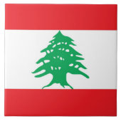 Carreau Drapeau libanais (Devant)