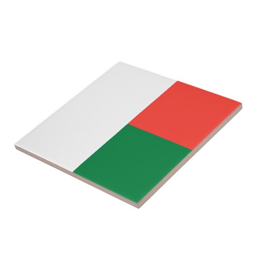 Carreau Drapeau Madagascar (Côté)