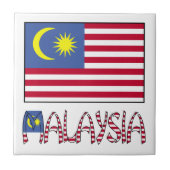 Carreau Drapeau malaisien (Devant)