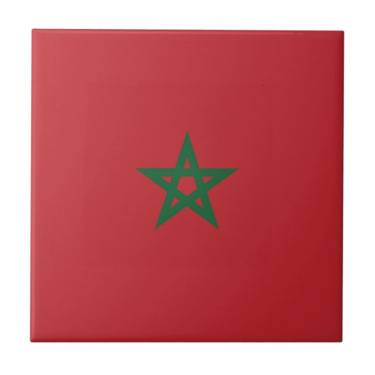 Carreau Drapeau Maroc (Devant)