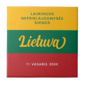 Carreau Drapeau national de la fête de l'indépendance de l (Devant)