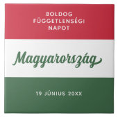 Carreau Drapeau national de la fête de l'indépendance de l (Devant)