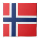 Carreau Drapeau Norvège (Devant)