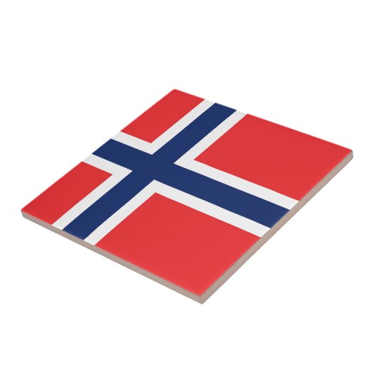 Carreau Drapeau Norvège (Côté)