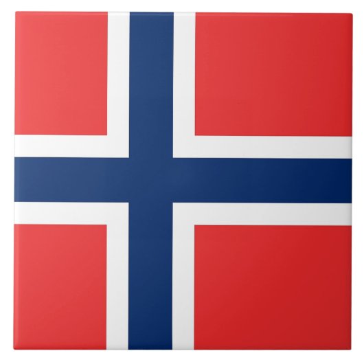 Carreau Drapeau norvégien (Devant)