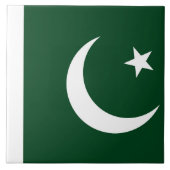 Carreau Drapeau pakistanais (Devant)