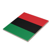Carreau Drapeau panafricain de l'UNIA (Côté)