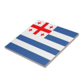 Carreau Drapeau patriotique d'Adjara (Côté)