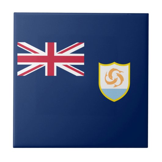 Carreau Drapeau patriotique d'Anguilla (Devant)