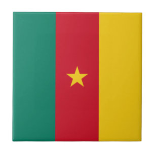 Carreau Drapeau patriotique du Cameroun