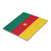 Carreau Drapeau patriotique du Cameroun (Côté)