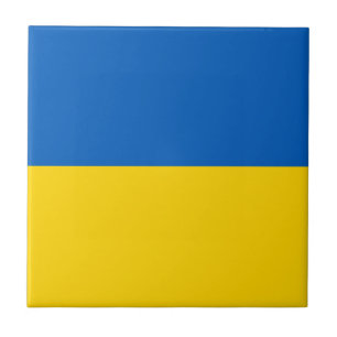 Carreau Drapeau patriotique ukrainien