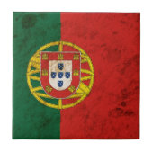 Carreau Drapeau portugais rocailleux (Devant)