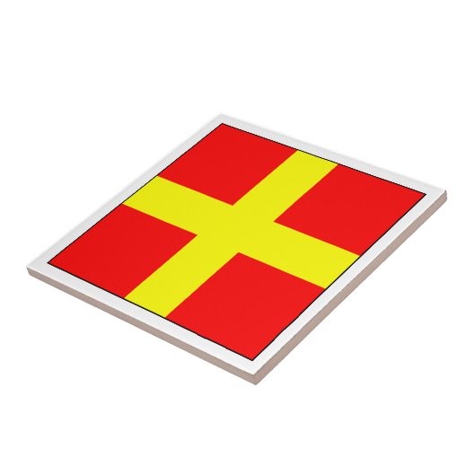 Carreau Drapeau R d'ICS (Côté)