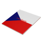 Carreau Drapeau République tchèque (Côté)