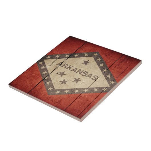 Carreau Drapeau robuste de l'Arkansas (Côté)