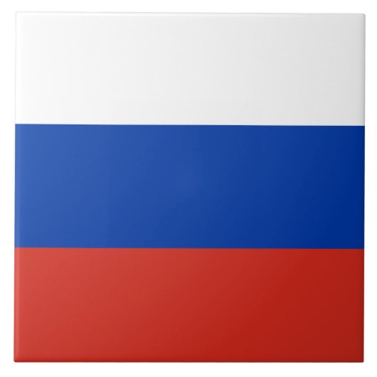 Carreau Drapeau russe (Russie) (Devant)