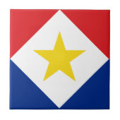 Carreau Drapeau Saba (Devant)