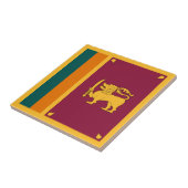 Carreau Drapeau Sri Lanka (Côté)
