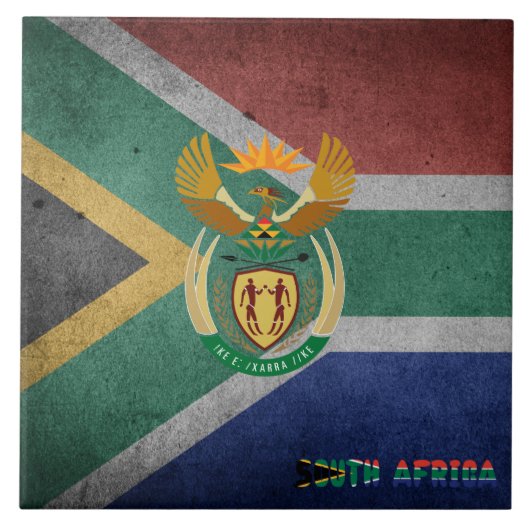 Carreau Drapeau sud-africain (Devant)