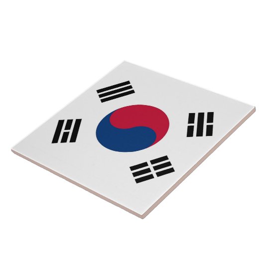 Carreau Drapeau sud-coréen (Côté)