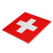Carreau Drapeau suisse (Suisse) (Côté)