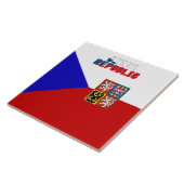 Carreau Drapeau tchèque (Côté)